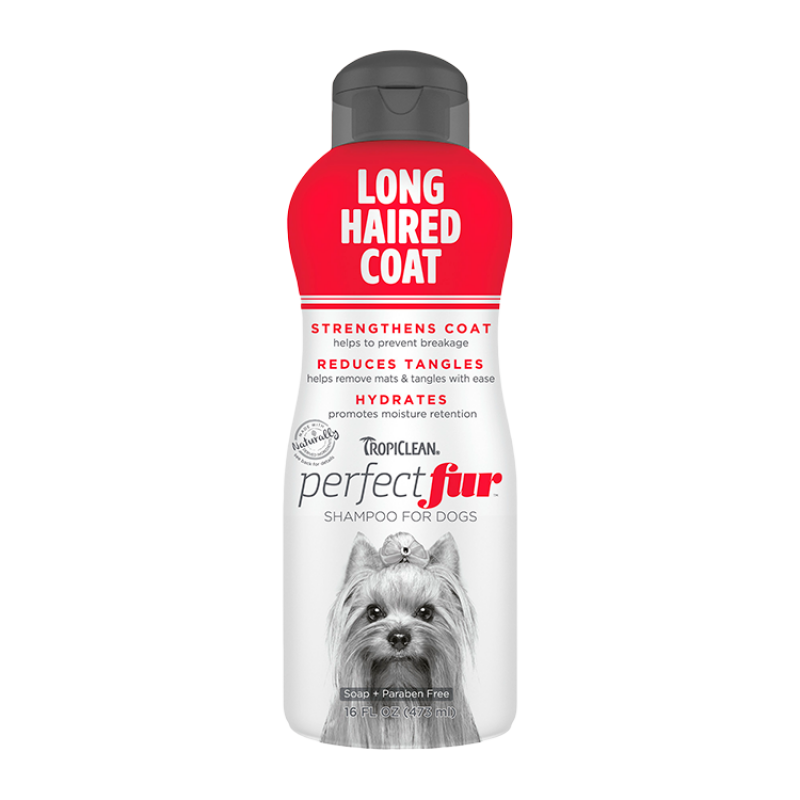 Шампунь для собак з довгою шерстю TropiClean Perfect Fur Long Haired Coat, 473 мл
