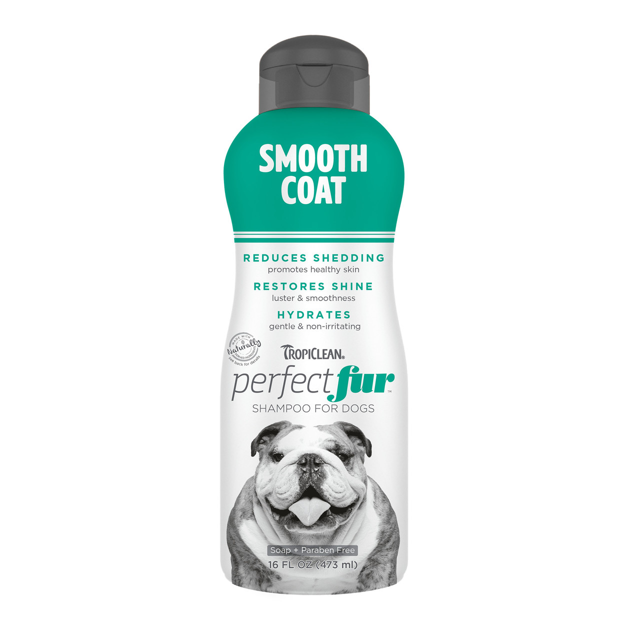Шампунь для собак з гладкою шерстю TropiClean Perfect Fur Smooth Coat, 473 мл