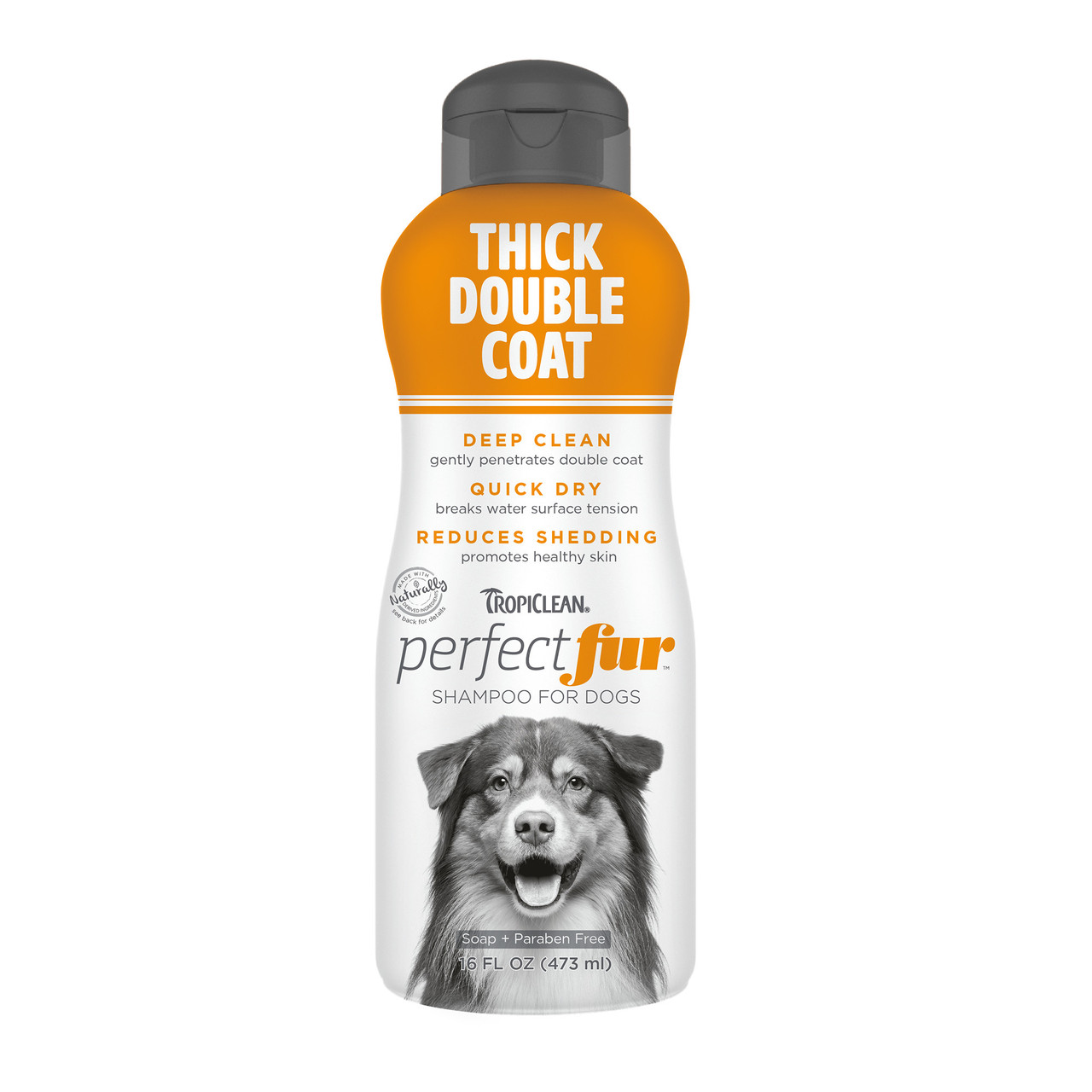 Шампунь для густой шерсти собак TropiClean Perfect Fur, 473 мл