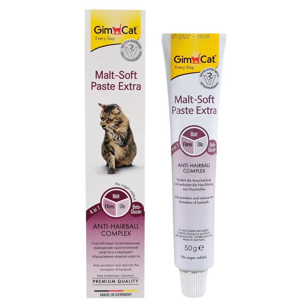 Паста ДжімКет GimCat Malt Soft Extra для виведення шерсті 50 г