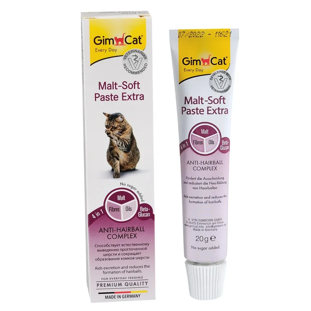 Паста ДжімКет GimCat Malt Soft Extra для виведення шерсті 20 г