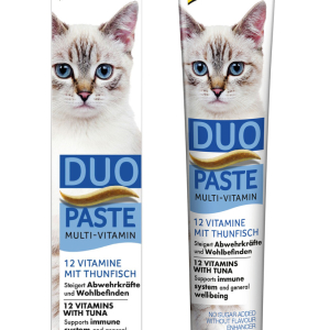 Паста для котів ДжімКет GimCat DUO PASTE Multi-vitamin для виведення шерсті (тунець+12 вітамінів) 50 г