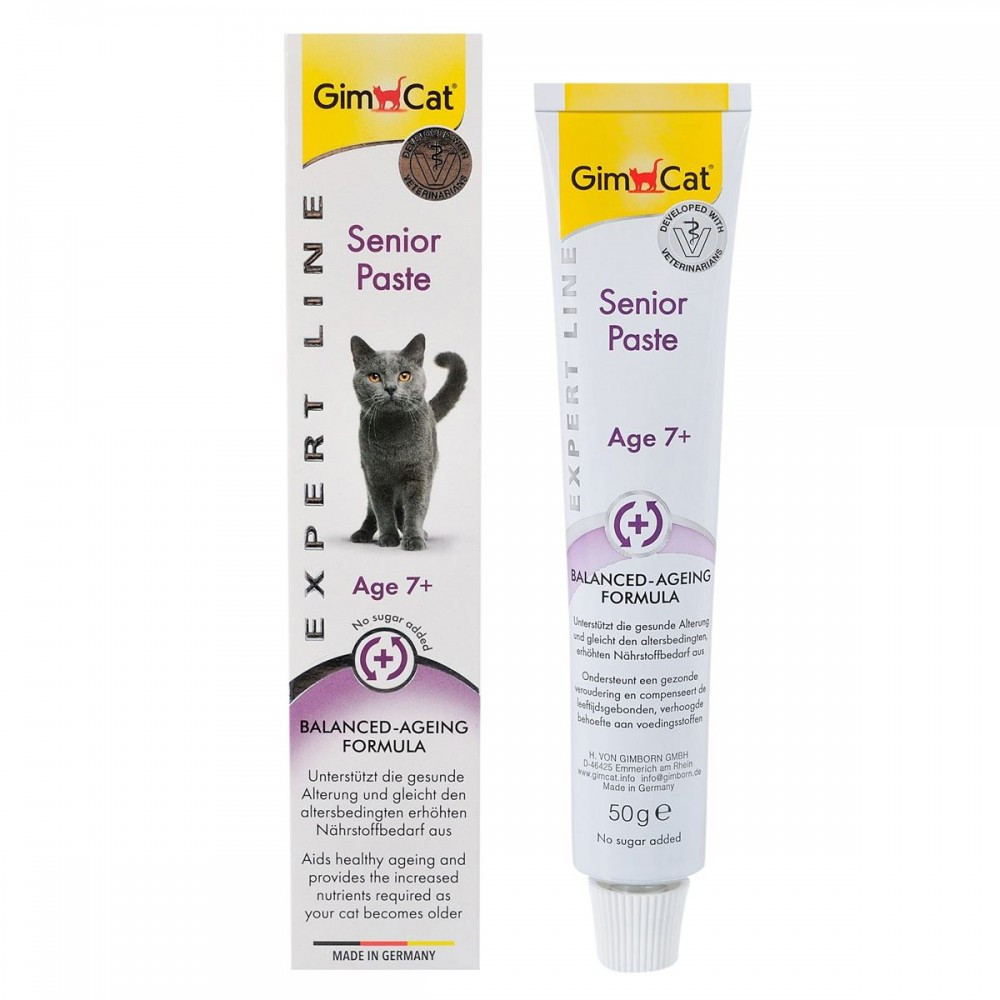 Вітамінна паста ДжімКет GimCat Senior Paste для літніх кішок від 7 років  50 г