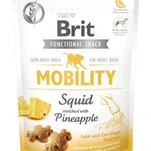 Ласощі для собак Brit Care Dog Functional Snack Mobility Squid з кальмаром і ананасом 150 г