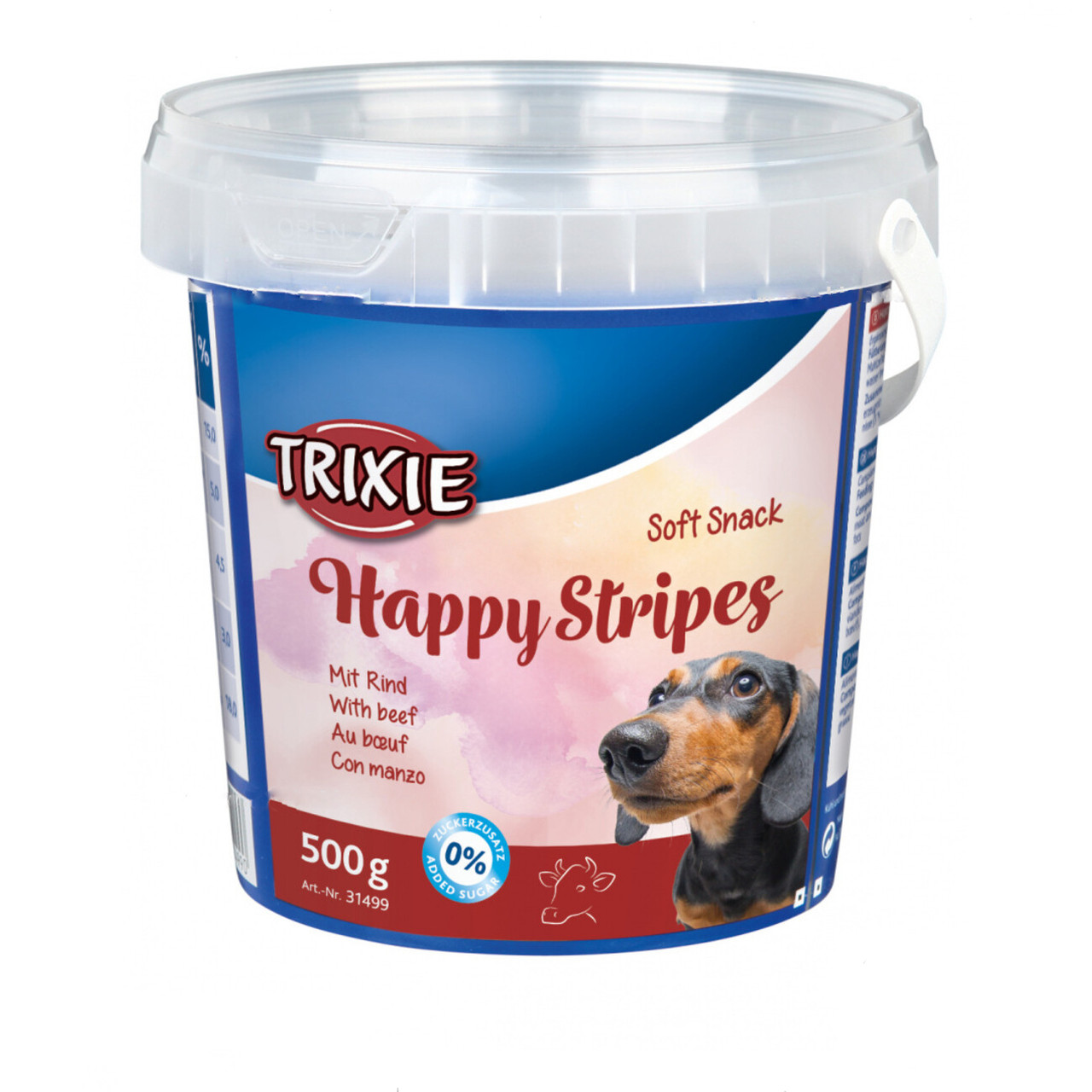 Ласощі для собак Trixie (TX-31499) Happy Stripes з яловичиною 500 г