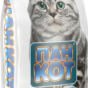 Сухий корм Пан Кіт для дорослих котів з рибою 10 кг