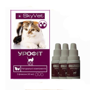 Урофіт Скайвет SkyVet для котів (3фл*15мл) 45г