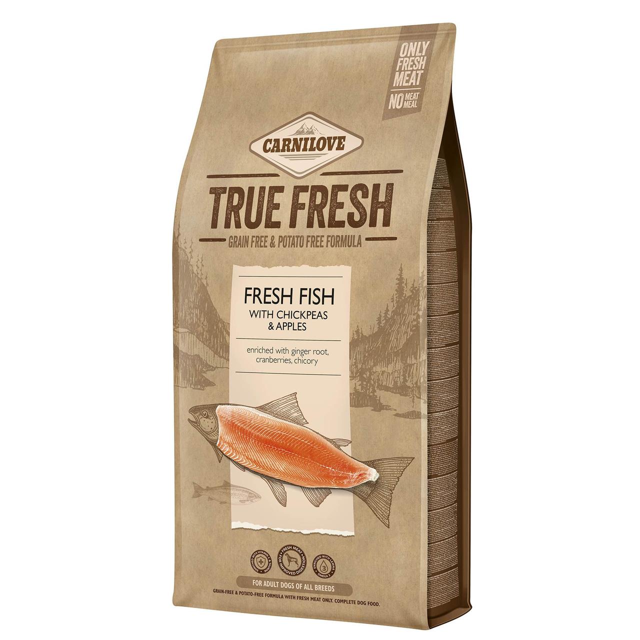 Сухий корм для дорослих собак усіх порід Карнілав Carnilove True Fresh з рибою 1.4 кг