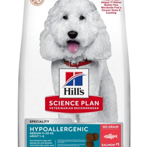 Сухий корм для собак Хіллс Hill's SP Adult Hypoallergenic Medium беззерновий корм для середніх порід із чутливим травленням 12 кг