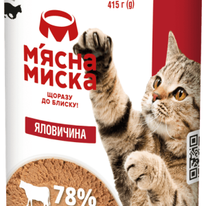 Carnie Pet Chef паштет М'ясна миска для дорослих котів з яловичиною, 415 г