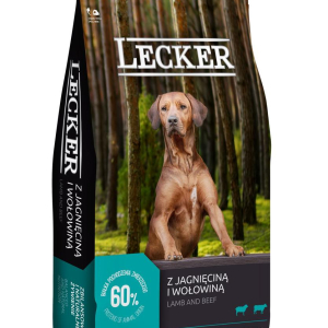 Сухий корм Леккер Lecker для дорослих собак (баранина / яловичина), 10 кг