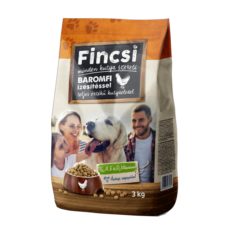 Сухий корм для собак Фінчі Fincsi зі смаком курки, 3 кг