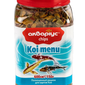 Корм для риб KOI MENU (Коі меню) чіпси 150 г, Акваріус
