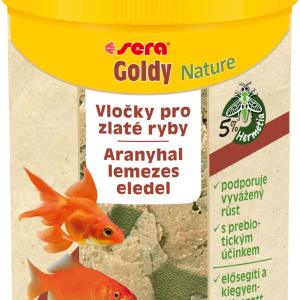 Корм для риб Sera Goldy Nature (Сера Голді) пластівці для золотих рибок 100 мл (22 г)