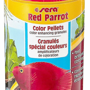 Корм для риб Sera Red Parrot (Сера Ред Парот) гранули для яскравості риб червоний папуга 250 мл (80 г)