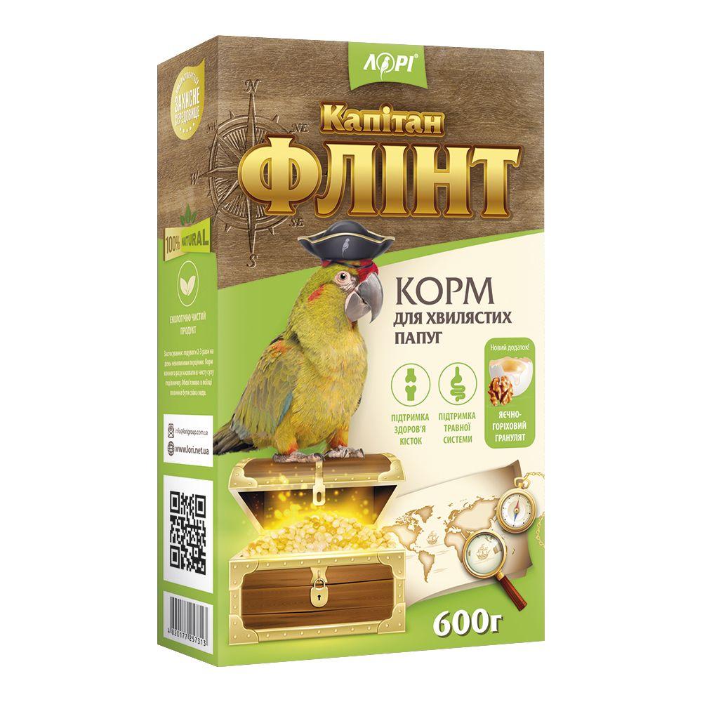 Корм для хвилястих папуг Флінт корм для птахів 600 г, Лорі