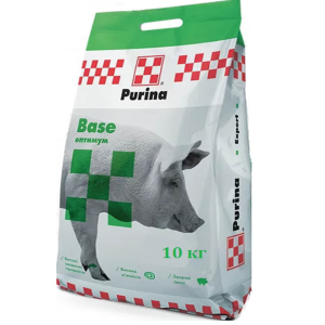 Концентрат Purina Cargill Base Оптимум для свиней (стартер 15%, гроуер 12.5%, фінішер 10%), 10 кг