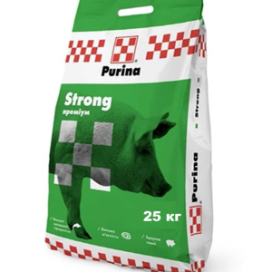 Концентрат Purina Cargill Strong преміум для свиней (гроуер 15%, фінішер 12.5%), 25 кг