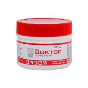 Крем Доктор для домашніх тварин (банка 100 мл), Продукт