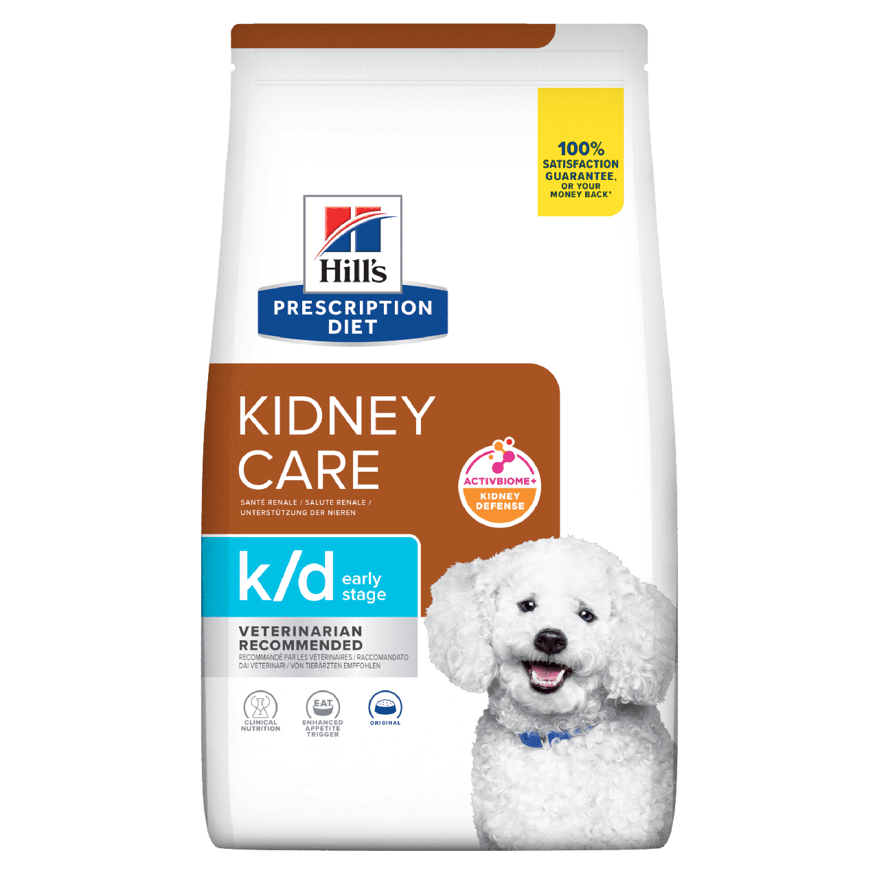 Сухий корм для собак Хіллс Hills PD k/d з ActivBiome+ Kidney Defense для підтримання функції нирок на ранній стадії, 1.5 кг