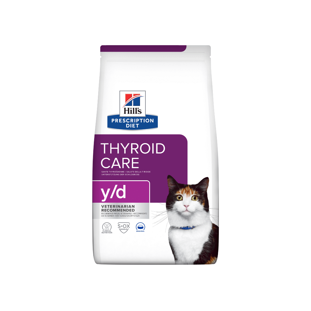 Сухий корм для кішок Хіллс Hills PD y/d Thyroid Care 3 кг для підтримки здоров’я щитоподібної залози кішок