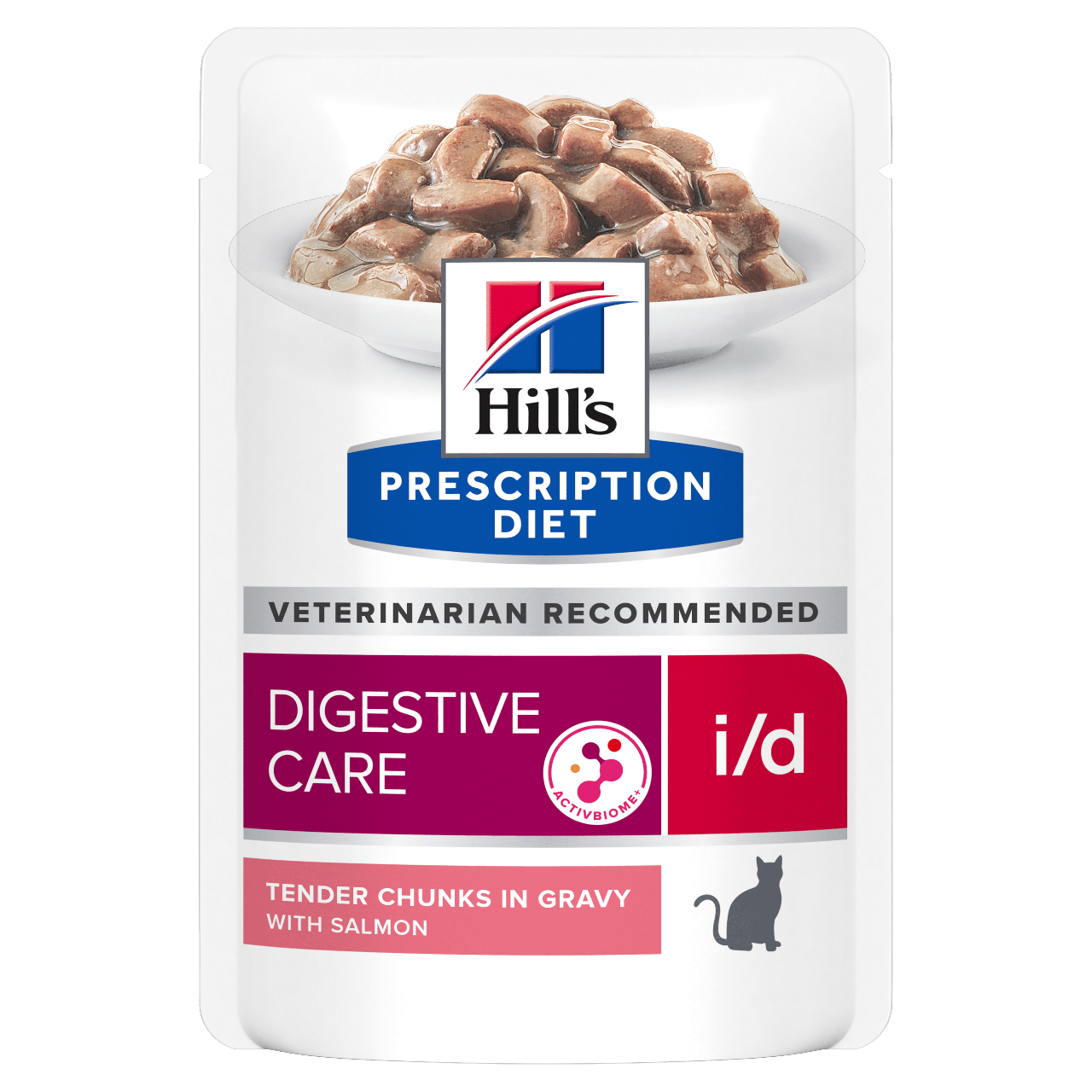 Вологий корм для котів Hill's Хіллс PD i/d для догляду за травленням з лососем, пауч 85 г