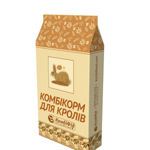 БВМД Комбі ребіт 20% для кролиць від 15 доби вагітності та 30 днів після окролу 25 кг, КомбіФід