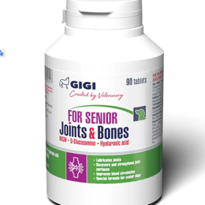 Вітаміни GiGi FOR SENIOR Joints & Bones N90 таблеток для профілактики захворювань суглобів у собак похилого віку