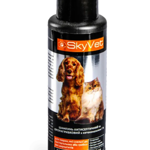 Шампунь Скайвет SkyVet для собак та кішок антисептичний та протигрибковий з кетоконазолом, 100 мл