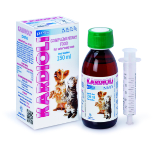 Розчин для собак та котів Кардіолі Kardioli Pets для здоров’я серця та судин 150 мл, Catalysis