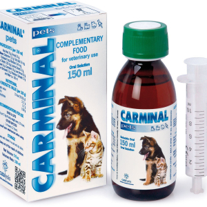 Розчин для собак та котів Кармінал Karminal Pets при розладах травлення 150 мл, Catalysis