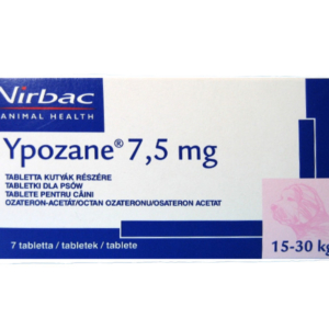 Таблетки для собак Іпозан Ypozane L 7.5 мг вагою від 15 до 30 кг (7 таблеток), Virbac