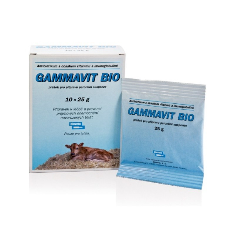 Гаммавіт біо 25 г №1 пакет BIOVETA Чехія