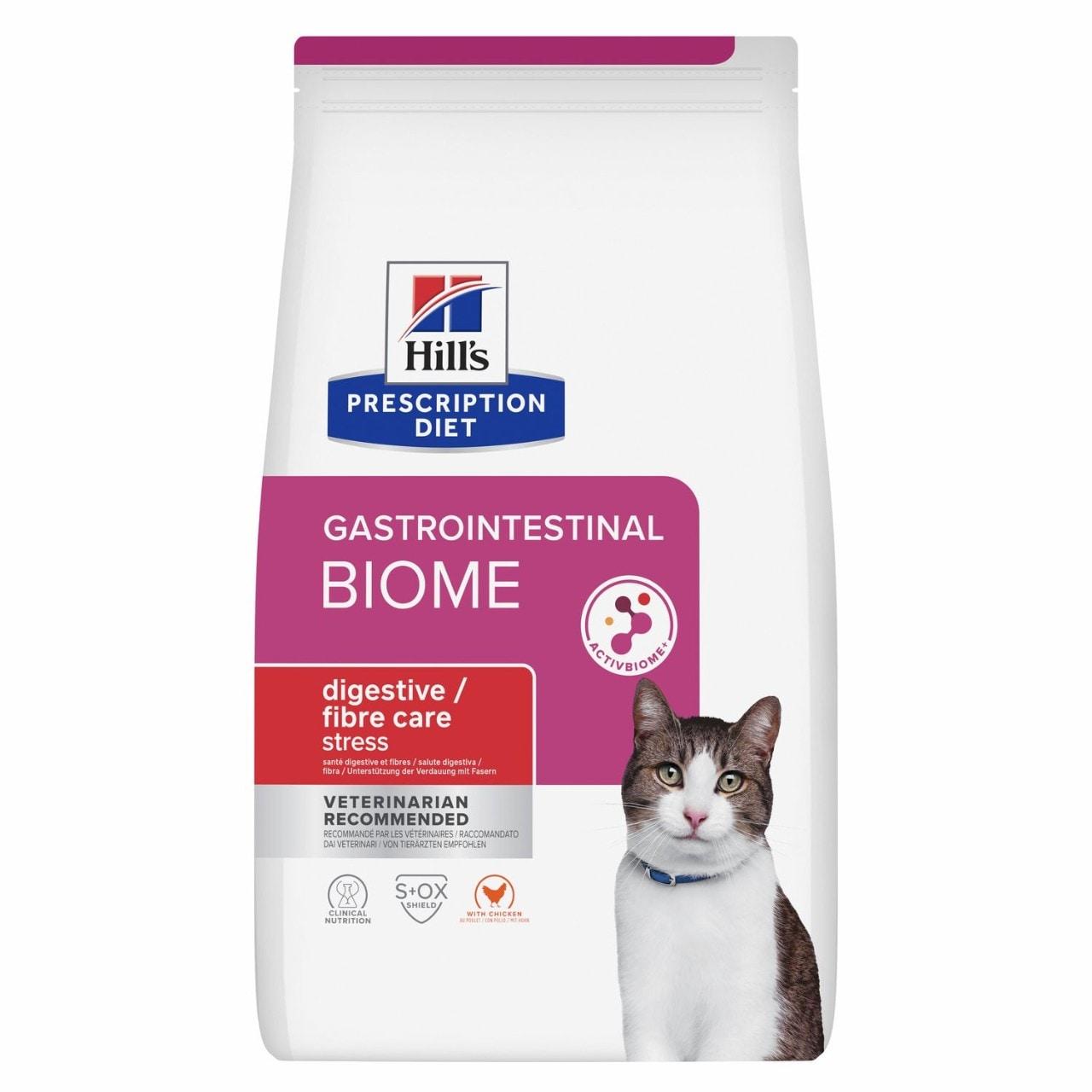 Сухий корм для котів Хіллс Hills PD Feline GIBiome Strs корм при  розладах травлення та для підтримки при стресах, 1.5 кг