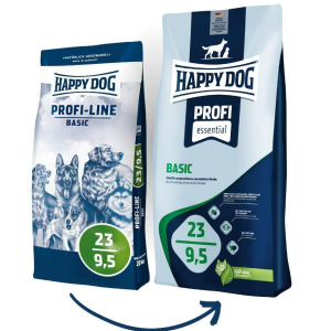 Happy Dog PROFI-LINE Profi Basic 23/9.5 збалансований сухий корм для всіх порід собак, 20 кг