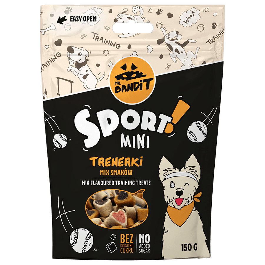 Тренувальні ласощі для собак Містер Бандіт Mr.Bandit Спорт Міні ласощі мікс смаків для собак, 150 г