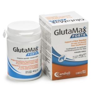Таблетки Candioli Glutamax forte (Кандіолі Глутамакс форте) для підтримки печінки собак 20 табл