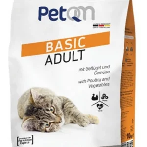 Сухий корм для котів PetQM Cat Basic Adult з птицею та овочами 10 кг