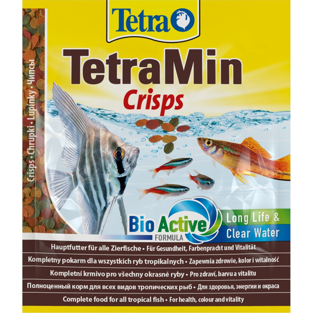 Сухий корм для акваріумних риб Тетра Tetra Min Crisps для рибок (чіпси), 12 г