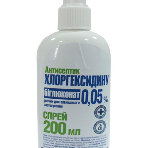Хлоргексидину біглюконат 0.05% спрей 200 мл