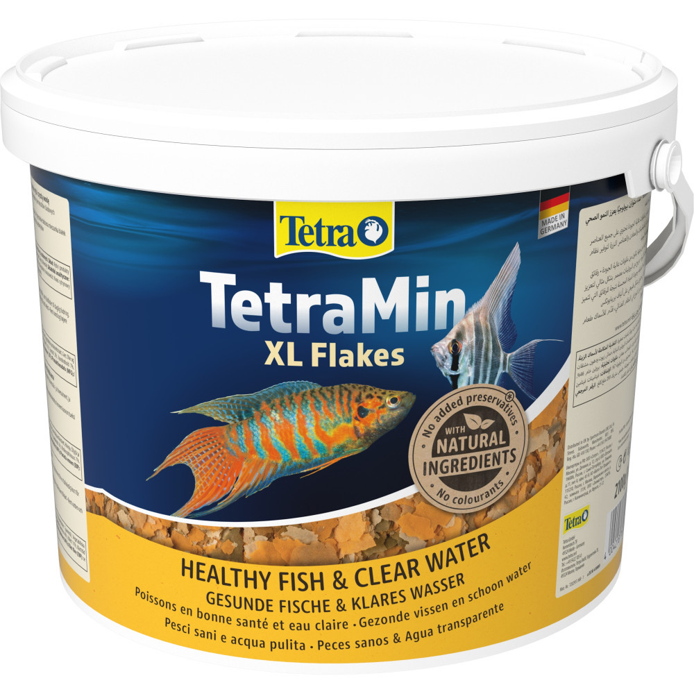 Сухий корм для акваріумних риб Тетра Tetra Min XL Flakes для рибок (пластівці), 2.1 кг
