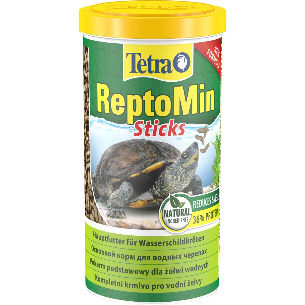 Сухий корм для водоплавних черепах Тетра Tetra ReptoMin для черепах (палички), 270 г