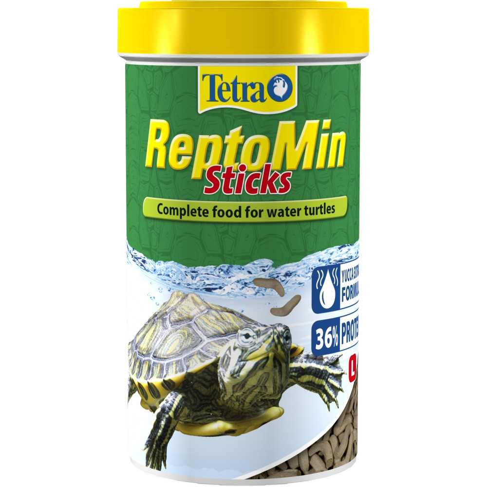 Сухий корм для водоплавних черепах Тетра Tetra ReptoMin для черепах (палички), 130 г