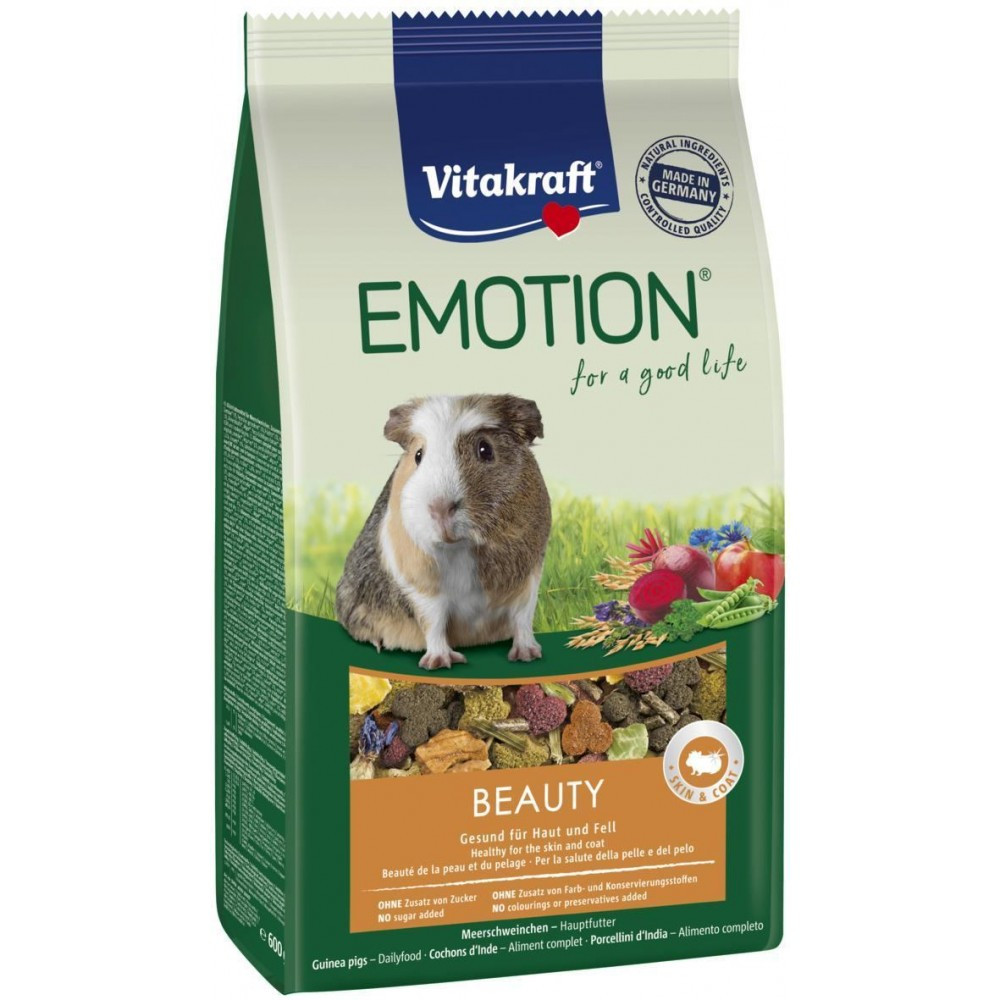 Корм для гризунів Вітакрафт Vitakraft Emotion Beauty для морських свинок, 600 г