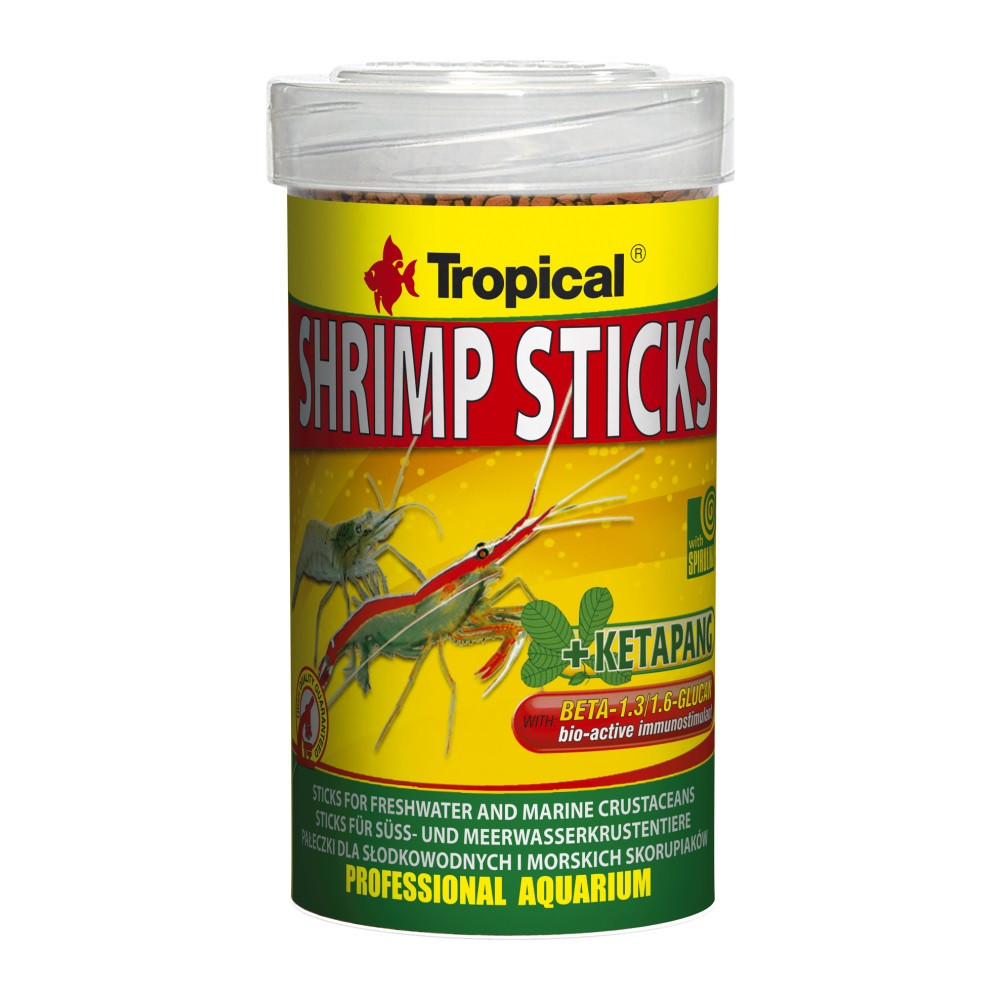 Сухий корм Тропікал Tropical Shrimp Sticks для креветок та раків (пластівці), 55 г