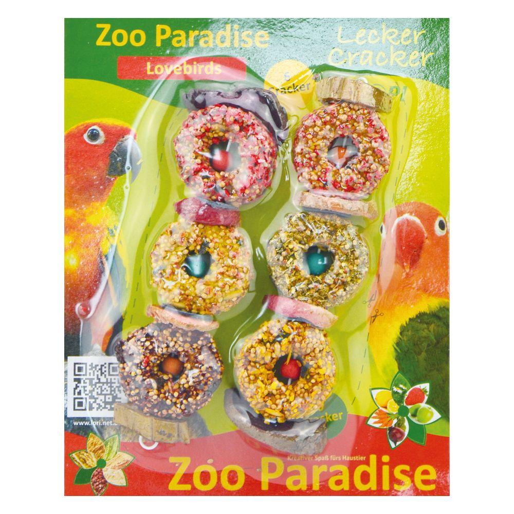 Ласощі для папуг Гранд Крекер ZOO PARADISE для нерозлучників (2 шт)