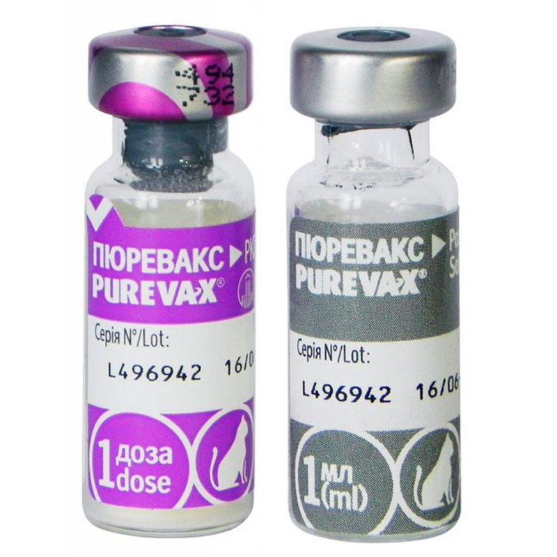 Вакцина комплексна Пюревакс Purevax RCPCH для кішок (1 доза)