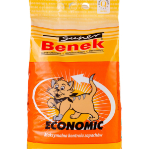 Наповнювач бентонітовий Супер Бенек Super Benek Economic Naturalny для котячих туалетів натуральний (без запаху), 10 л