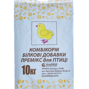 Білкова вітамінно-мінеральна добавка Комбі дак 20% БВМД для качок і гусей від 30 до 90 днів 10 кг, КомбіФід