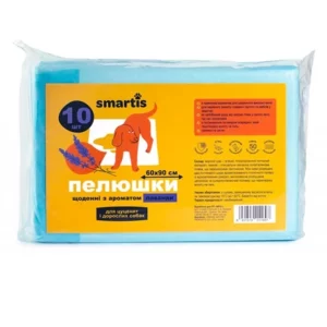 Пелюшки щоденні з ароматом лаванди 60х90см 60г/6г (10шт) Smartis
